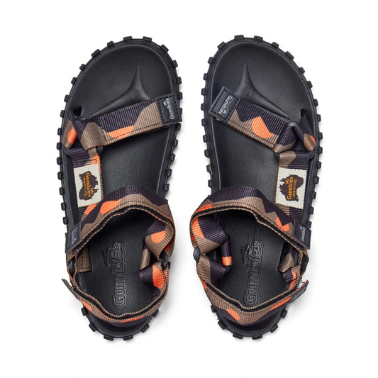 Scrambler Sandals - Men's - Khaki & Orange
